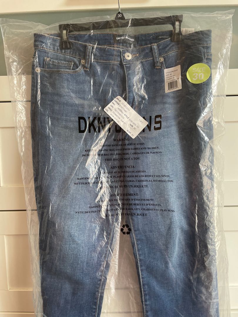 Dkny Slim Straight Jeans Women S Fashion Clothes Bottoms On Carousell