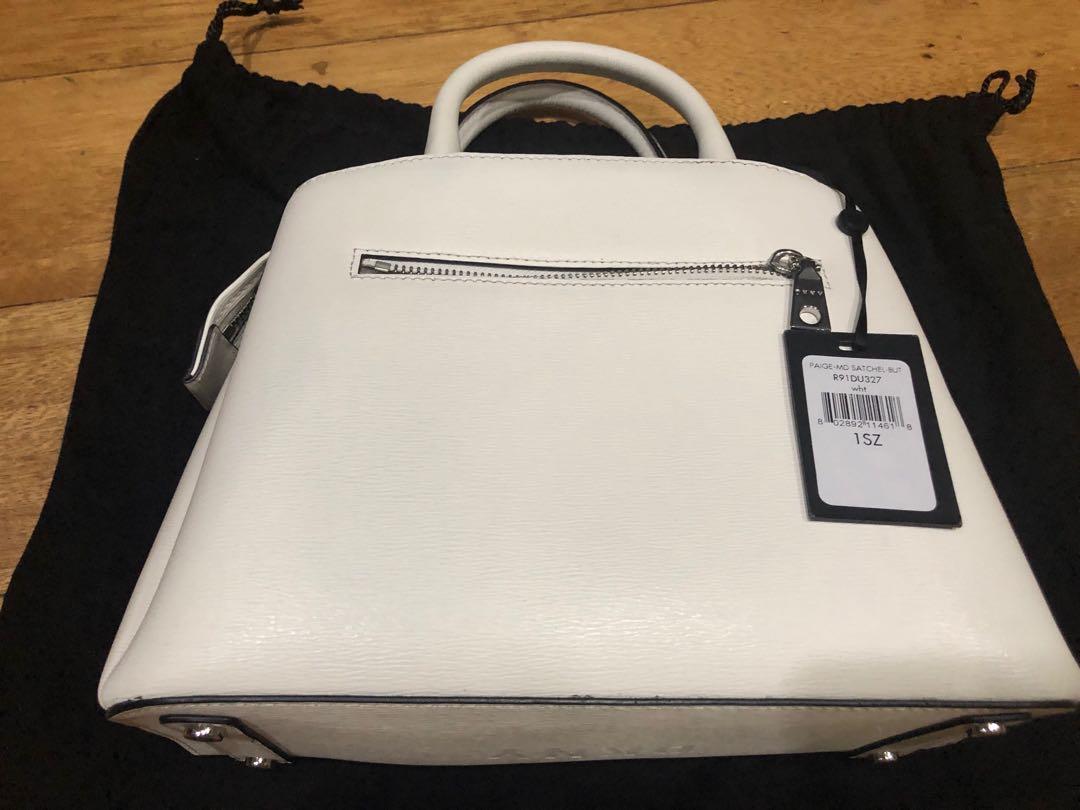 Repriced DKNY Satchel White Bag with Butterfly Design