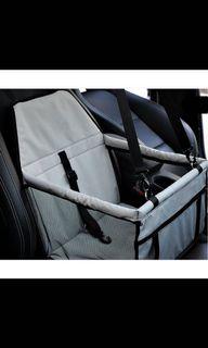 Dog car seat grey