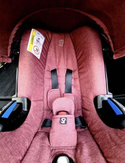 Doona carseat stroller cherry burgundy Babies Kids Going Out Strollers on Carousell