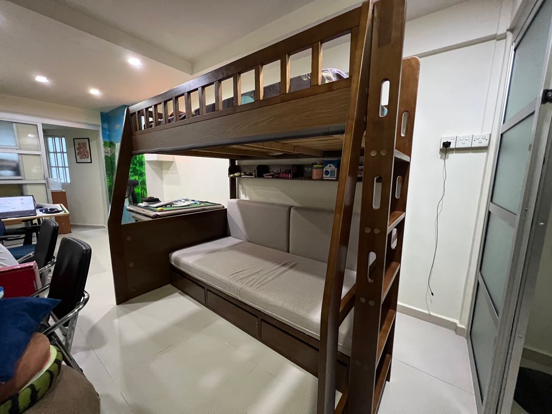 Double Decker Sofa Bed, Furniture & Home Living, Furniture, Bed Frames