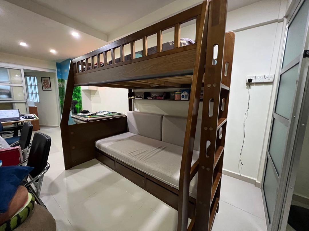 Double Decker Sofa Bed, Furniture & Home Living, Furniture, Bed Frames