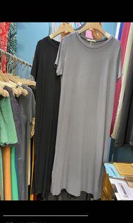 Dress with side slit