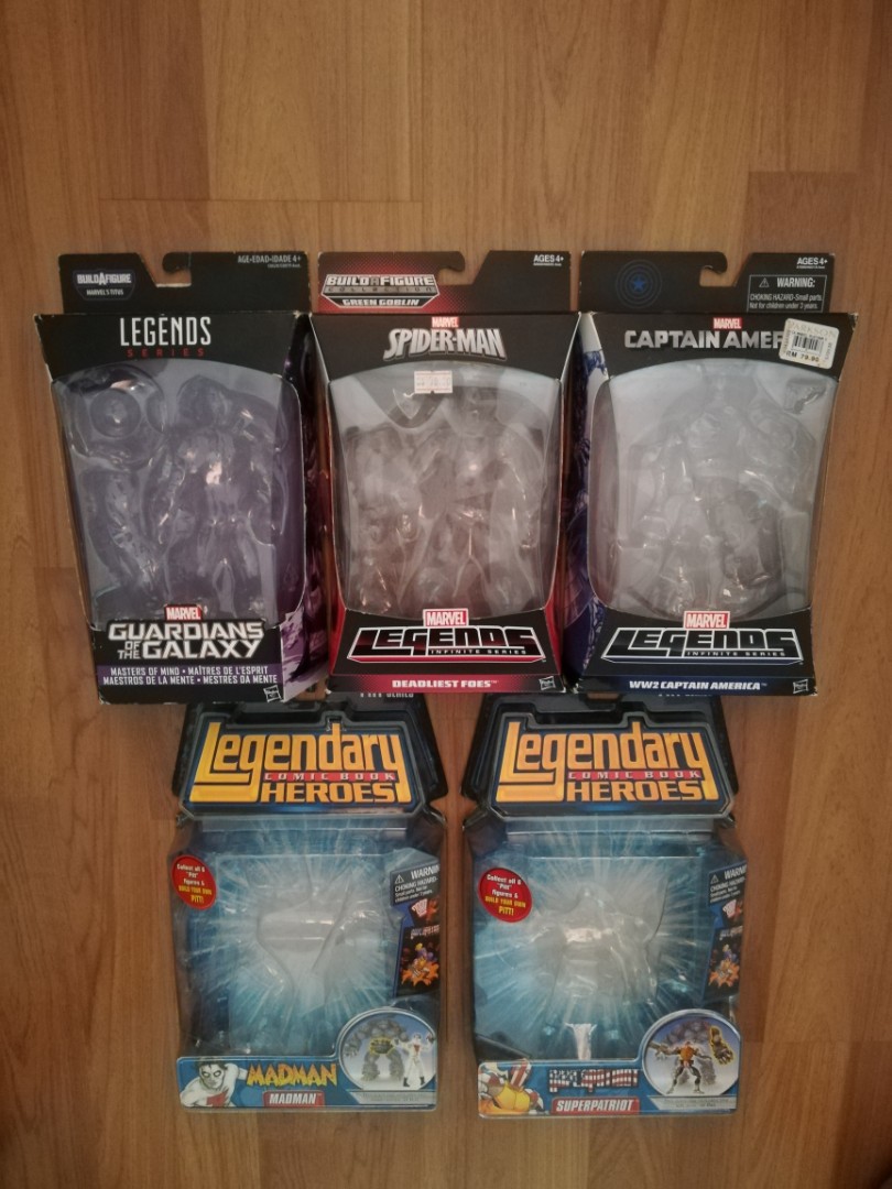 Empty Marvel Legends and Legendary Heroes boxes, Hobbies & Toys ...