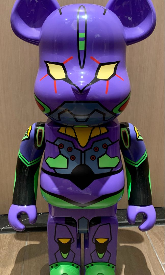 Eva 01 初號機Bearbrick 1000%, 興趣及遊戲, 玩具& 遊戲類- Carousell