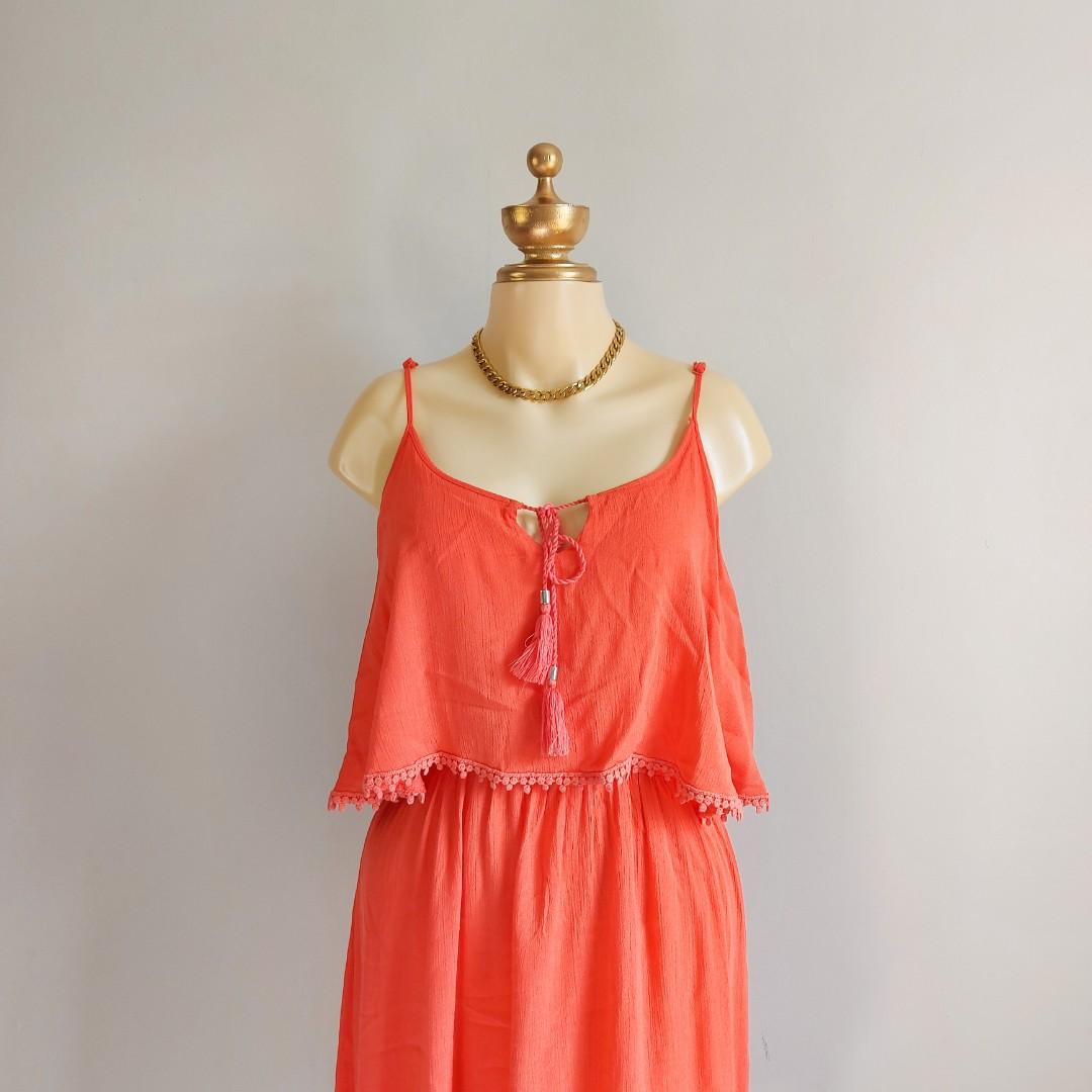 F&f orange dress 2025