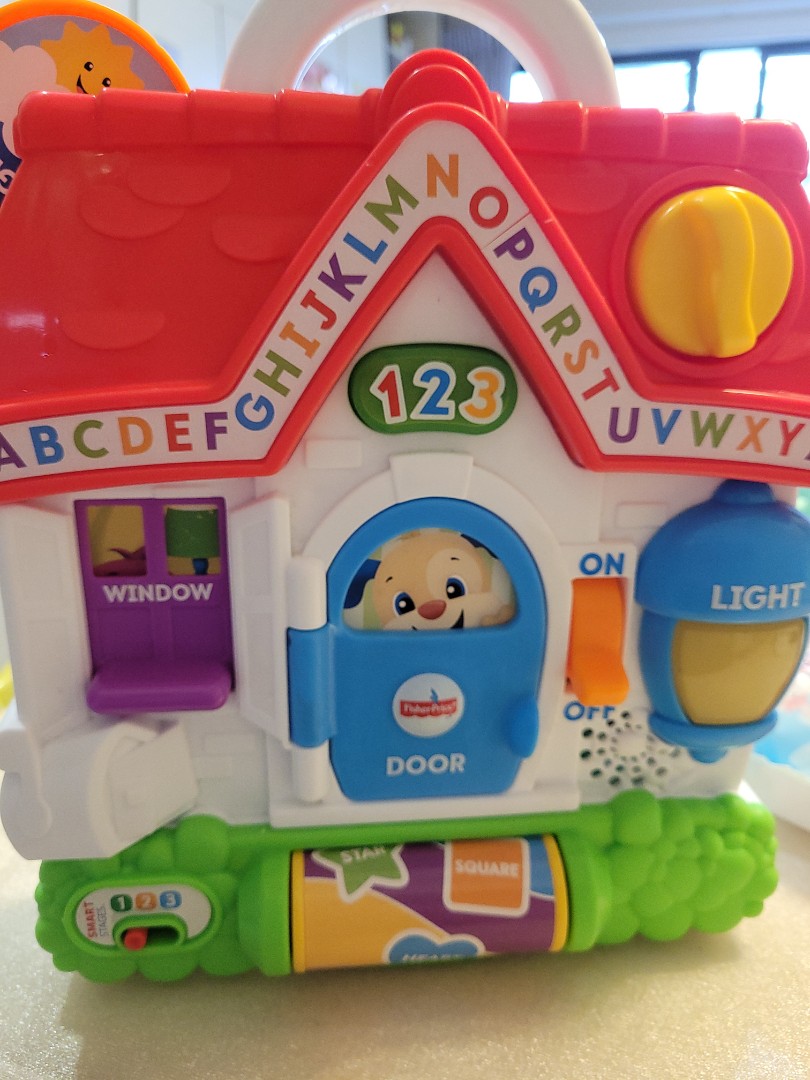 Fisher price laugh and learn puppy's busy top activity home