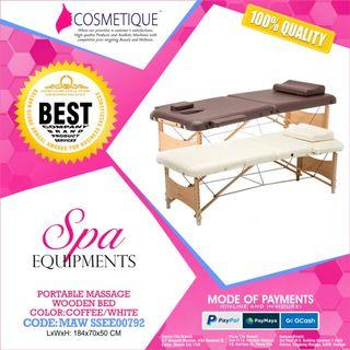 Foldable Wooden Massage Bed for Clinic & Spa