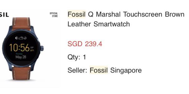Fossil store marshall q