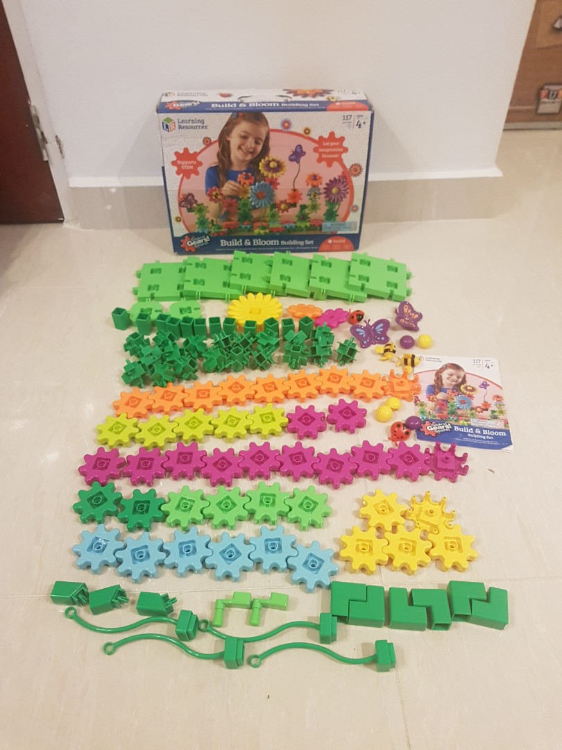 Gears, Gears, Gears! Build & Bloom flower building set., Babies & Kids