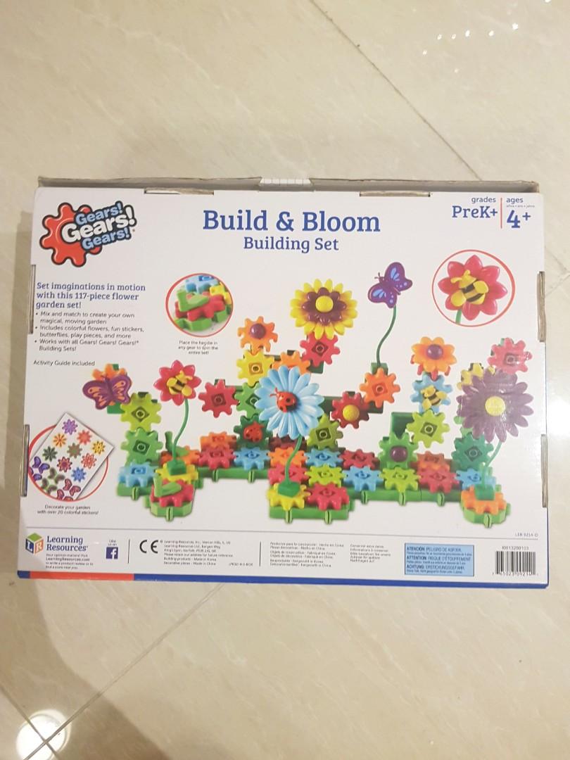 Gears, Gears, Gears! Build & Bloom flower building set., Babies & Kids