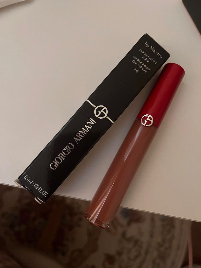Giorgio Armani lip Maestro lipsticks 102