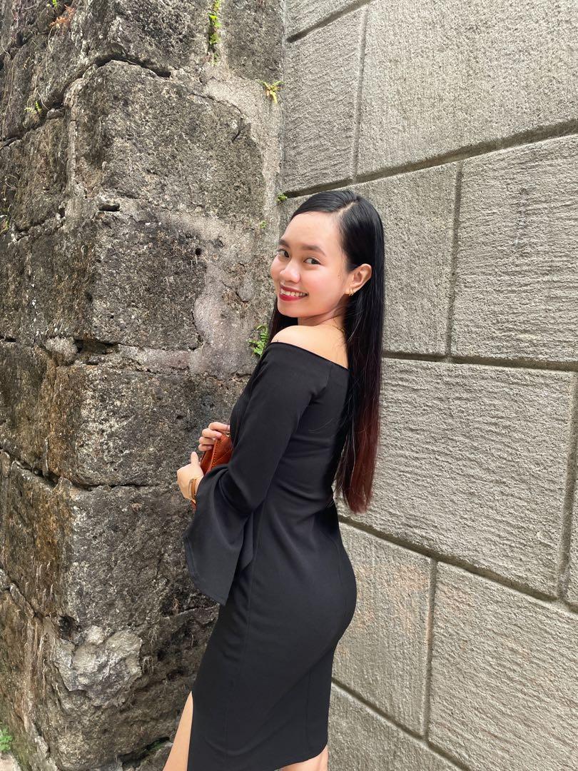 Giovana Black Slit Dress (Category: Dresses) located in Pasig City. Submitted by veng8 (Listing ID 1130872139, Image 2). Description: .