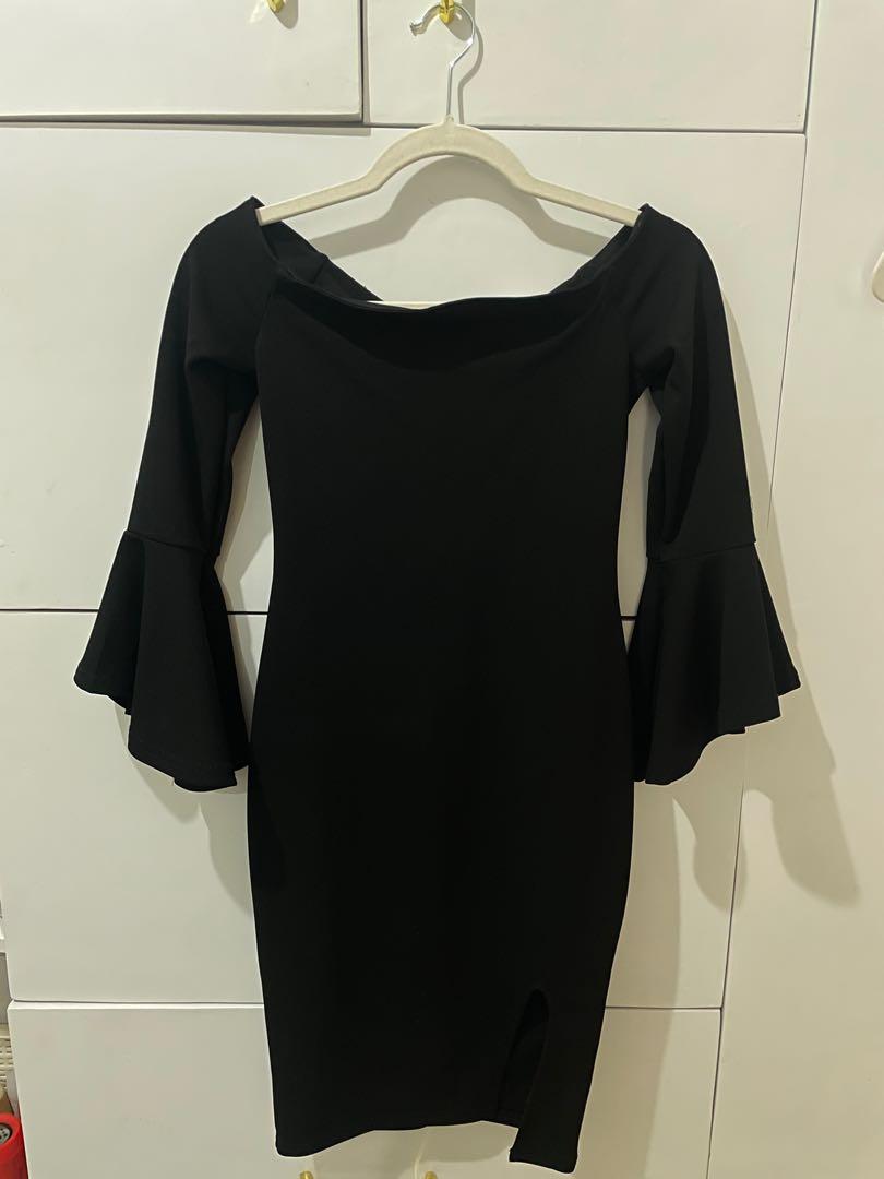 Giovana Black Slit Dress (Category: Dresses) located in Pasig City. Submitted by veng8 (Listing ID 1130872139, Image 1). Description: .