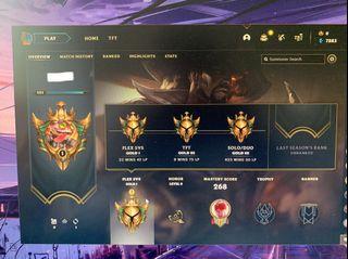 Gold League of Legends account