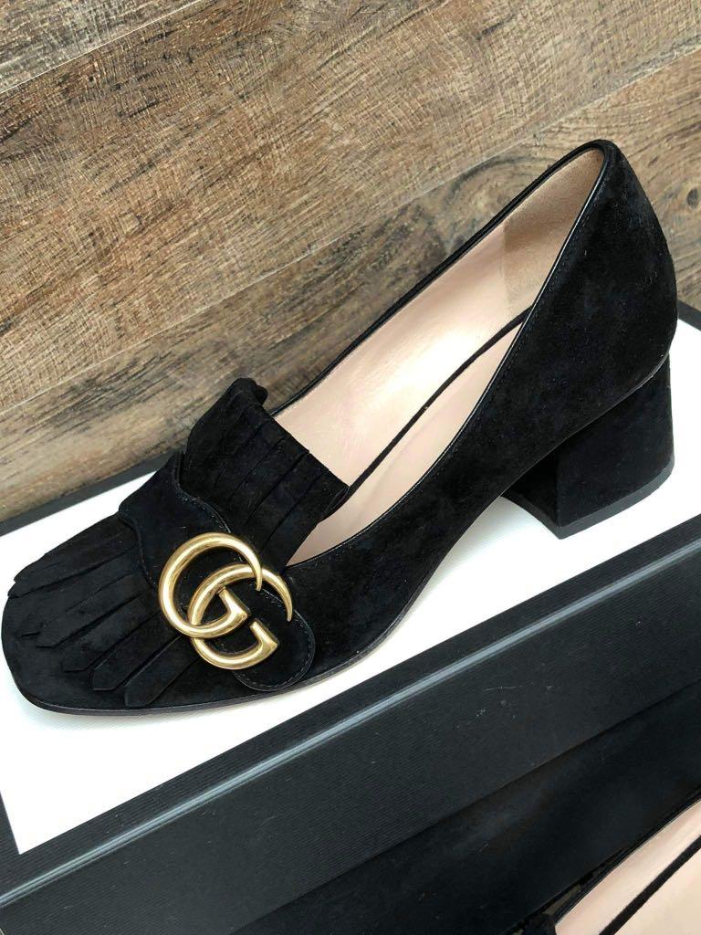 Gucci marmont mid heel pump 2025