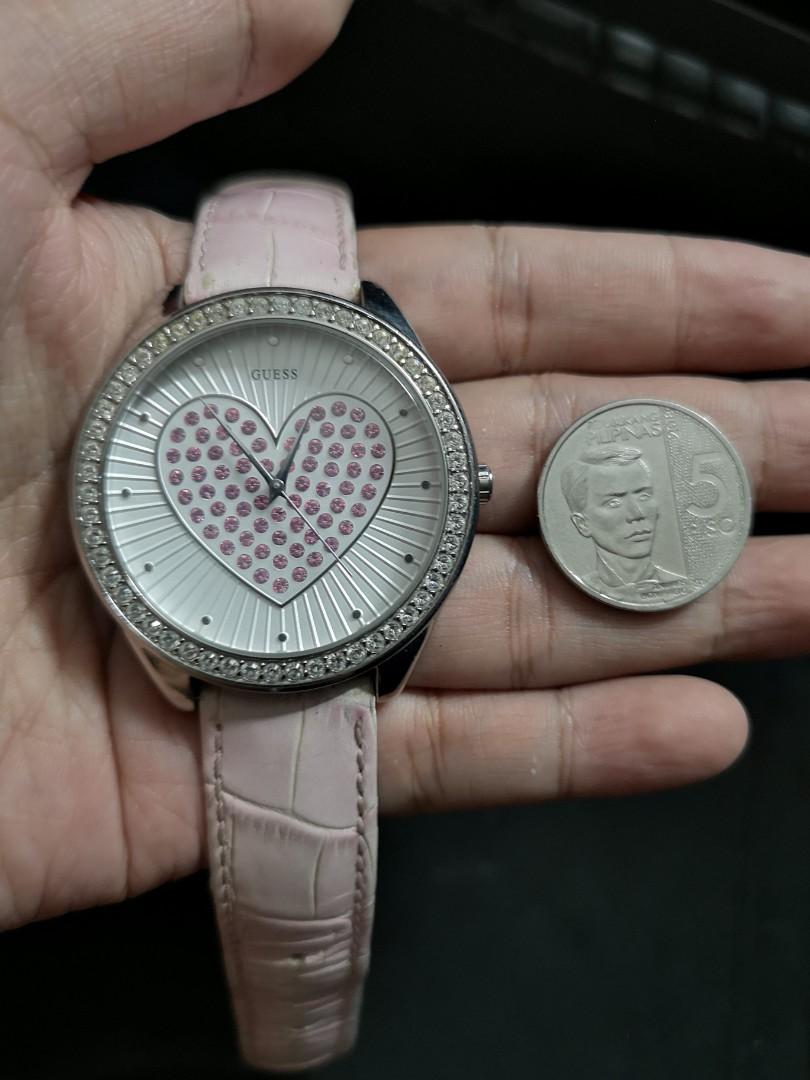Guess Leather Watch Women s Fashion Watches Accessories