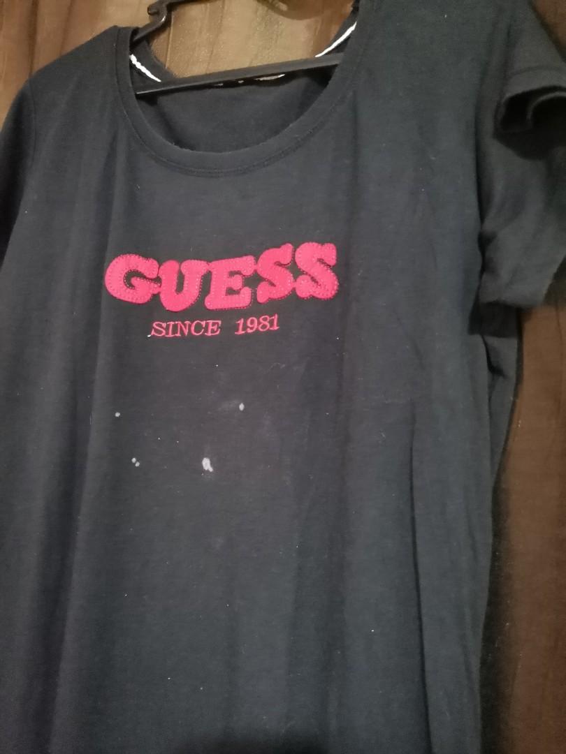 Guess shirt xl, Women's Fashion, Tops, Shirts on Carousell