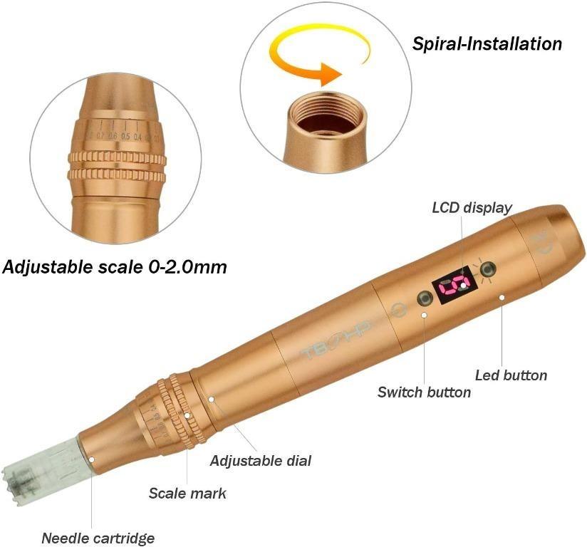 H1779 TBPHP P20 Derma pen Micro-Nadelrolle with LCD Display and