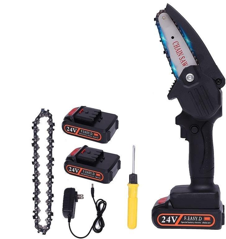 H1787 F.EASY.D Mini Chainsaw 4Inch Cordless Electric Protable Chainsaw