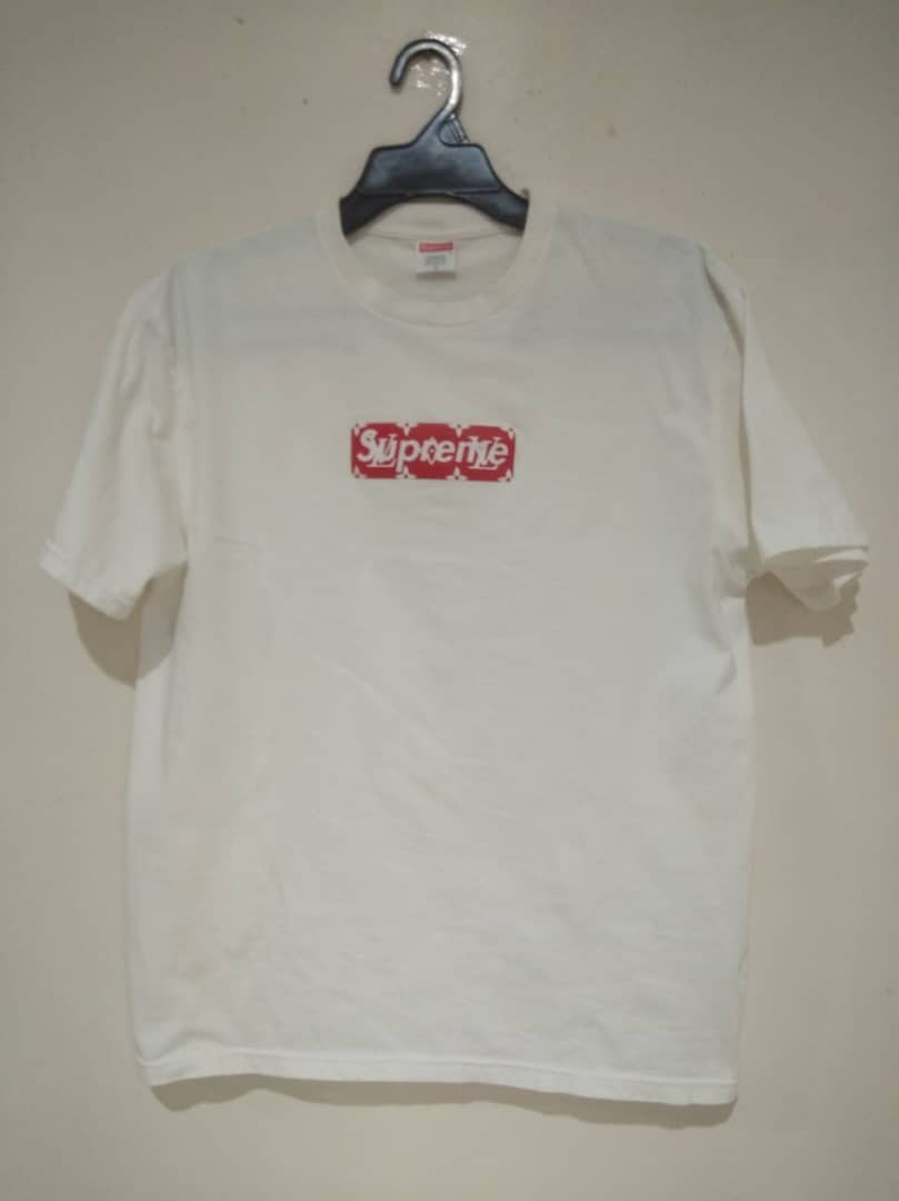 Supreme x Louis Vuitton Box Logo Tee Hoodie XXS  Curated by Charbel