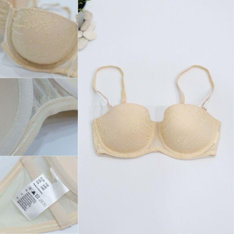 H&M bra Lace cream
