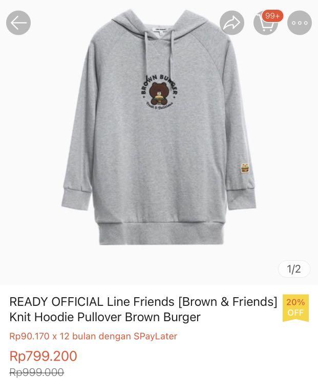 Line clearance friends sweatshirt
