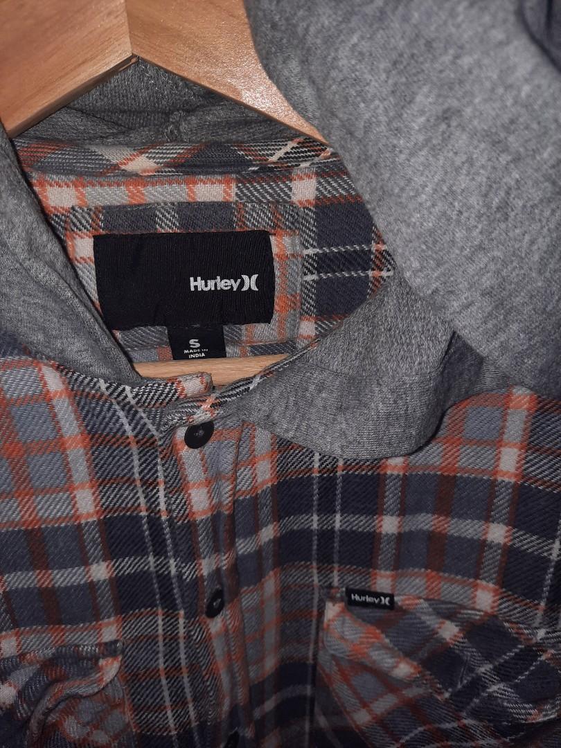Hurley flannel 2025 hoodie