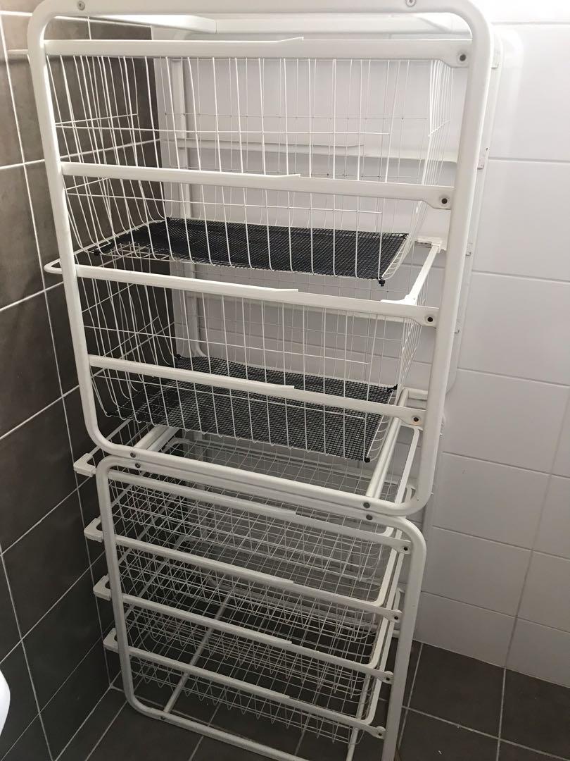 Ikea Algot Basket, Furniture & Home Living, Home Improvement