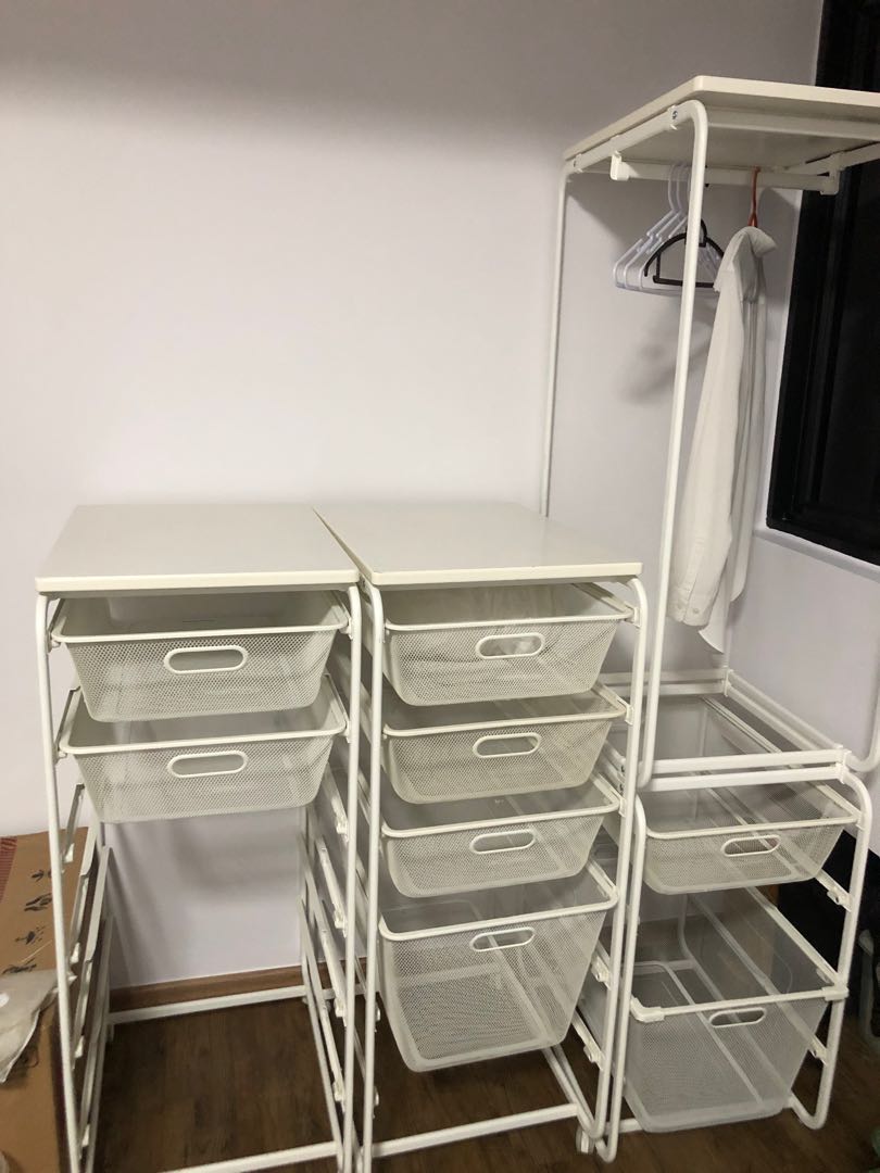 IKEA Algot Drawers and Rack, Furniture & Home Living, Furniture