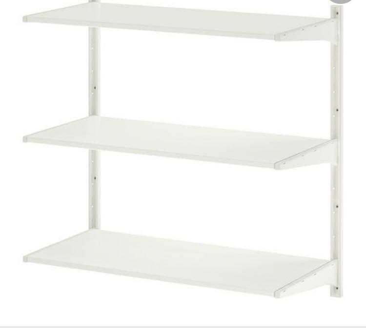 Ikea Algot Wall upright/shelves,, Furniture & Home Living, Furniture