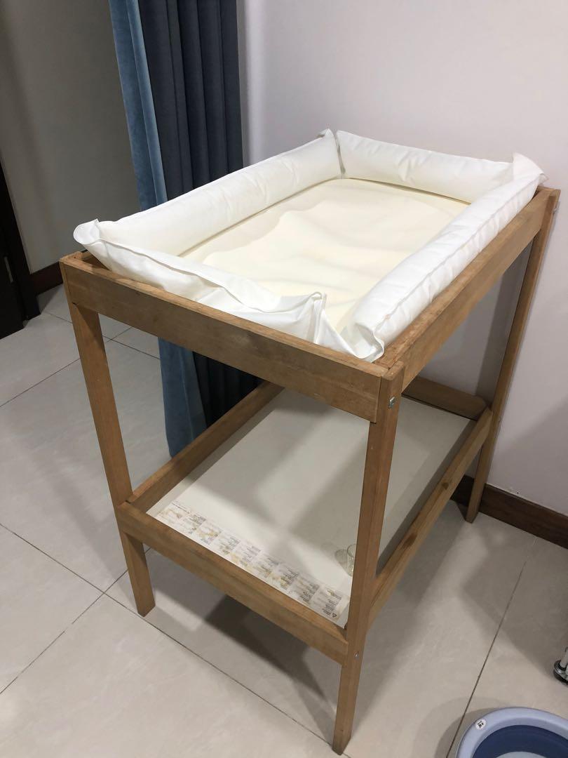 ikea folding changing table