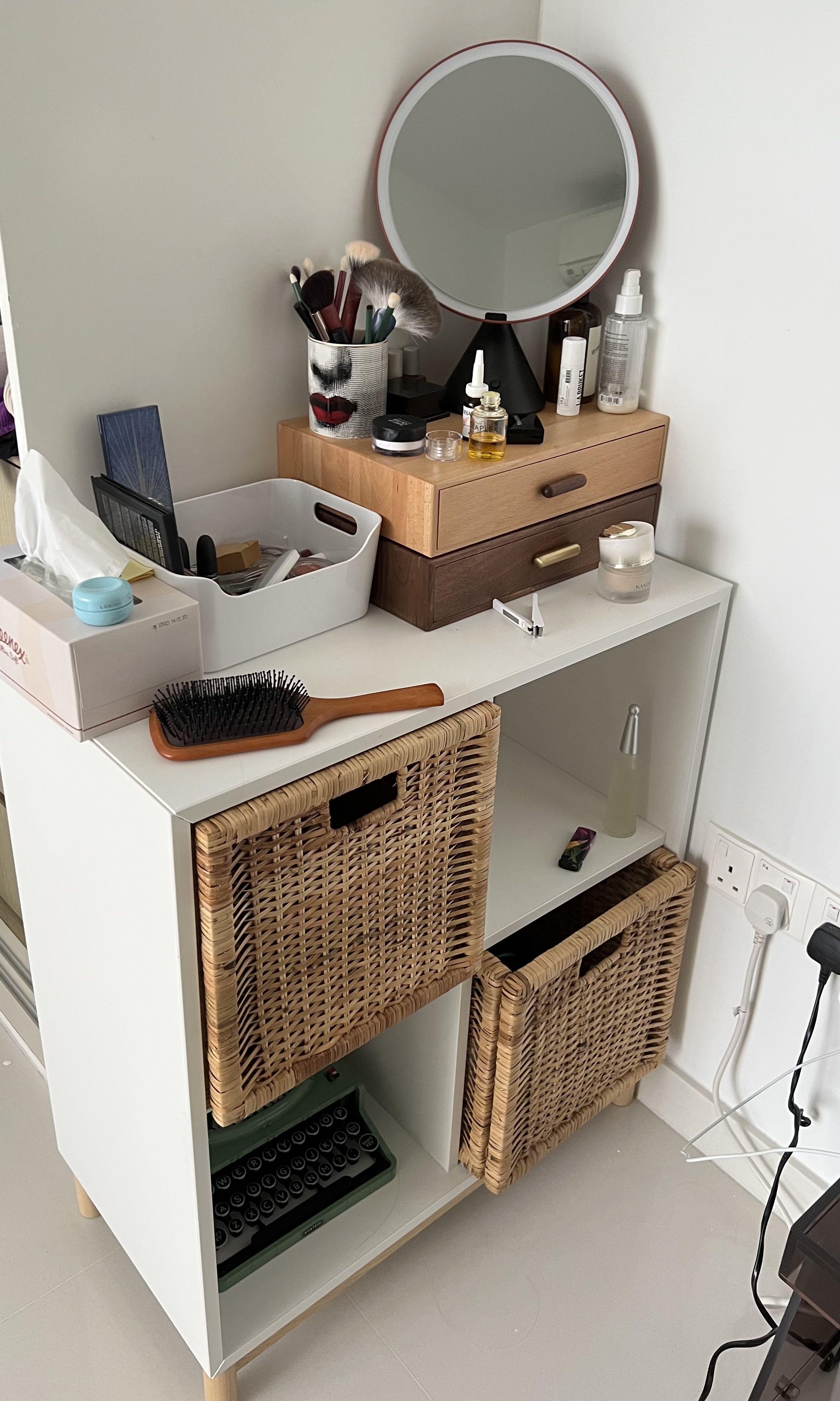 IKEA Eket shelving unit + 2 buckets, Furniture & Home Living, Furniture