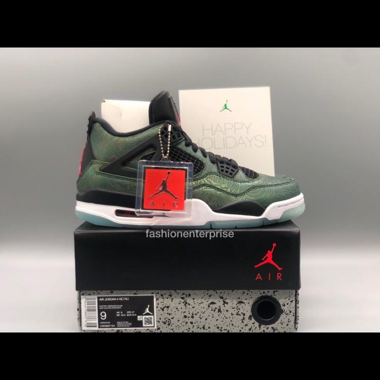 jordan 4 green laser