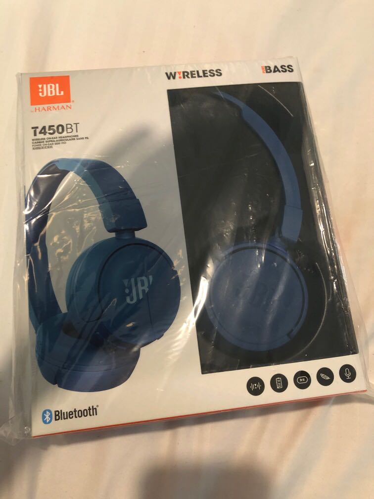 JBL T450 Wireless Bluetooth Headphones 