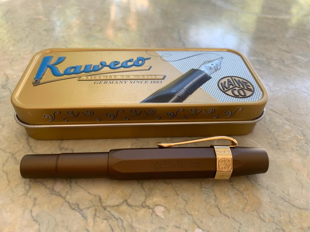 Kaweco AL Sport Golden Espresso Fountain Pen (Limited Edition), Hobbies