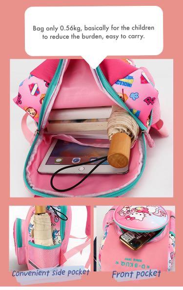 Kindergarten school bag cartoon princess dinosaur 2 3 5 years old