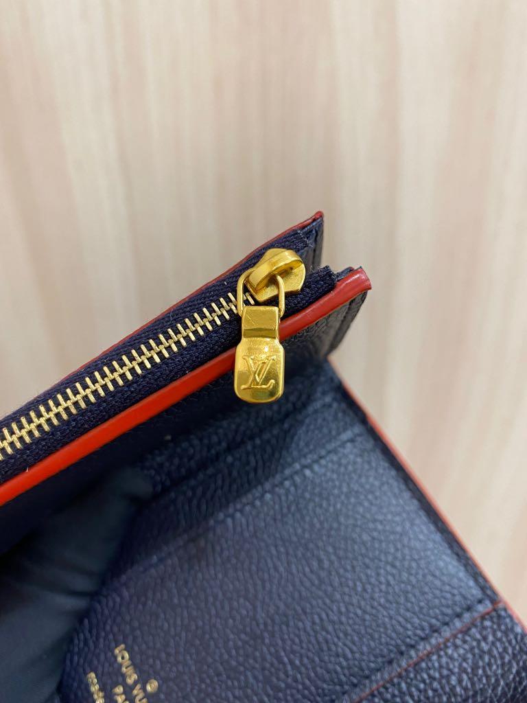 LV Zoe Wallet Monogram Empreinte Leather Tourterelle Compact, Luxury, Bags  & Wallets on Carousell