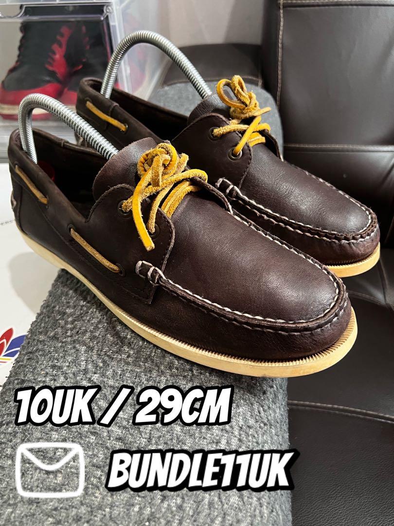 Lands End Men Boat Shoes 10UK, Men's 