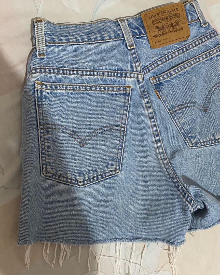 LEVI'S Vintage High Rise Denim Shorts 