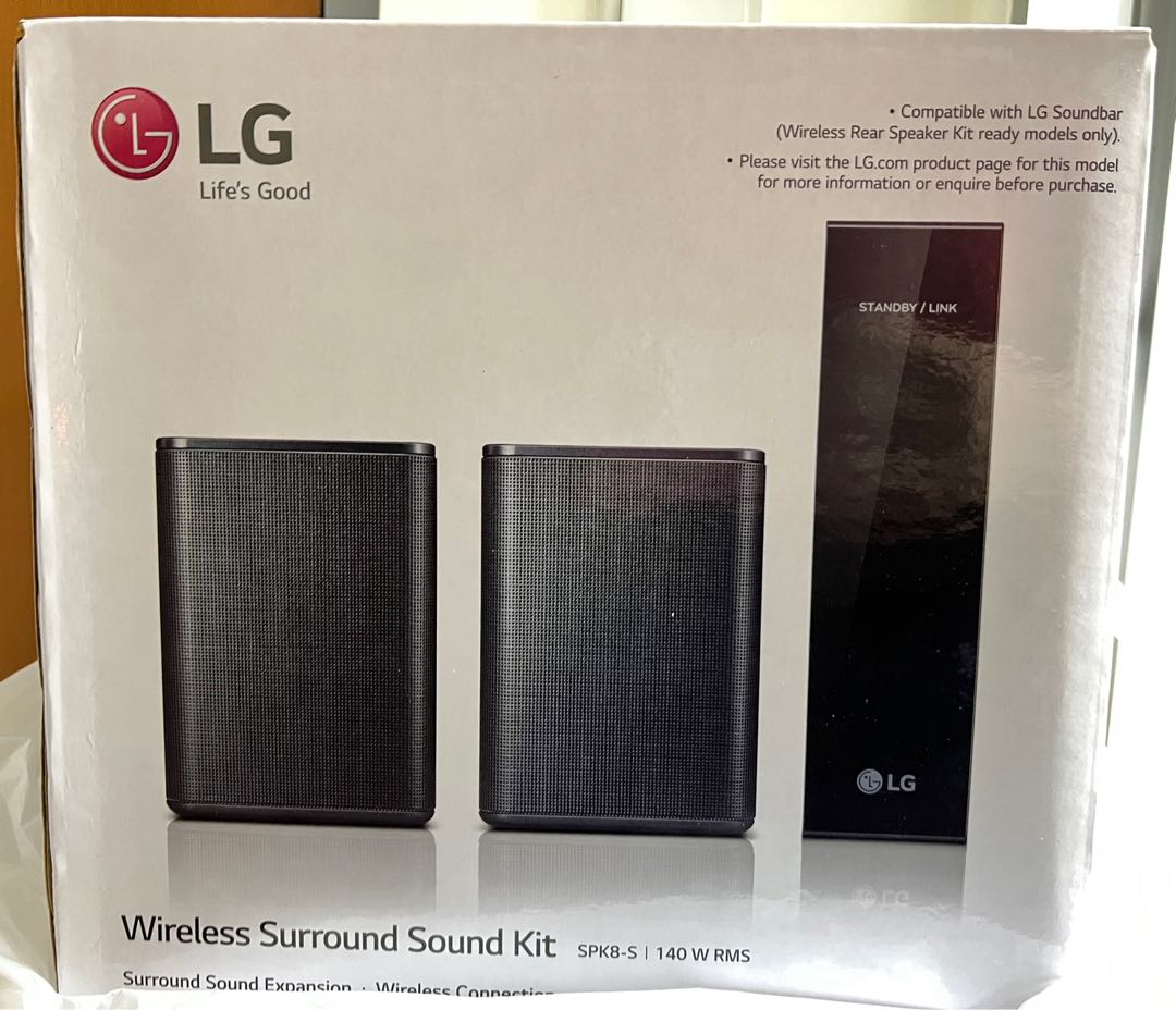 LG Wireless Sound Surround Kit Rear Speaker WIFI SPK8S, Audio