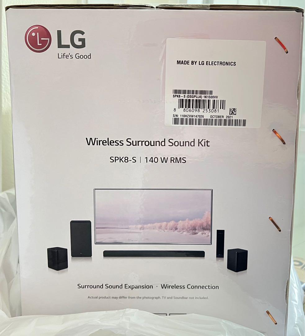 LG Wireless Sound Surround Kit Rear Speaker WIFI SPK8S, Audio