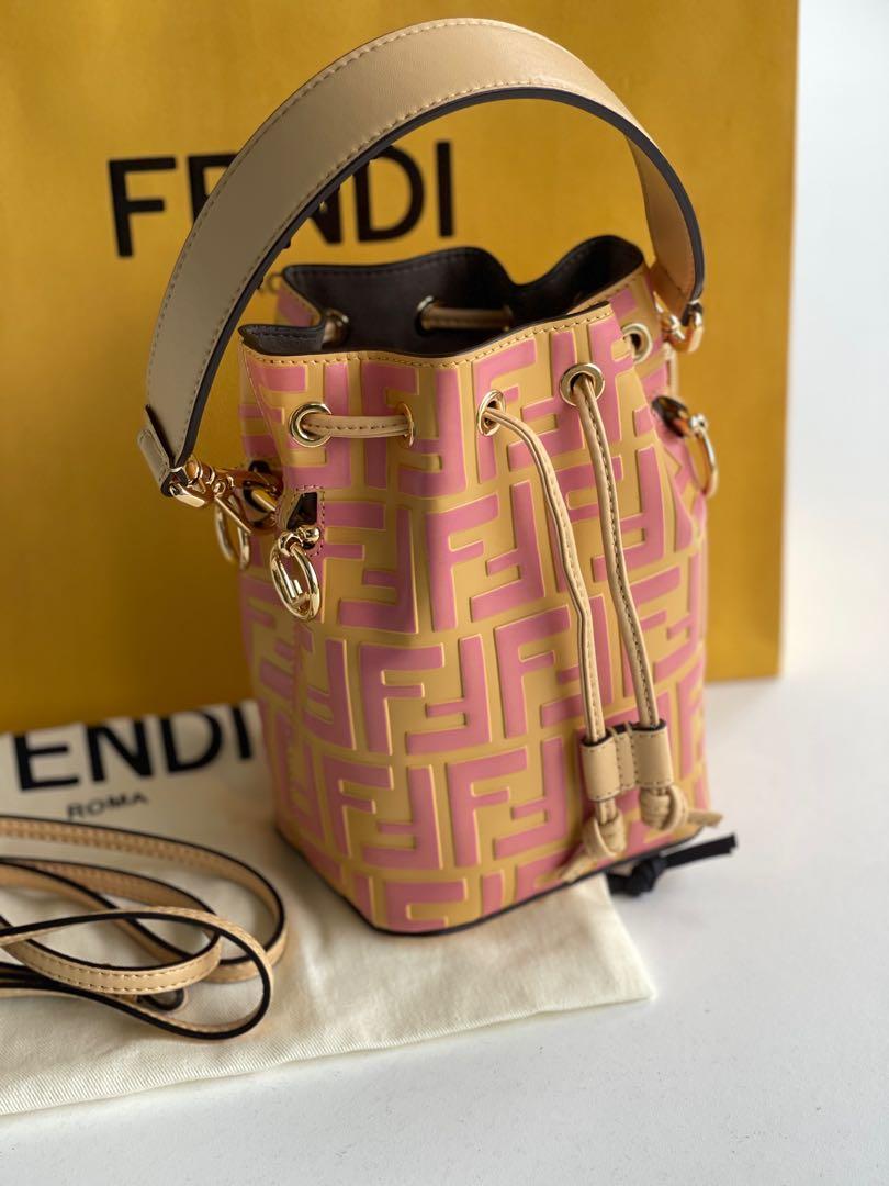 Fendi Mon Tresor FF Bucket Bag. Available only at LNS