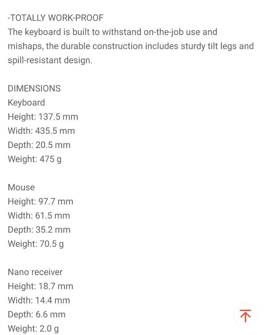 LOGITECH WIRELESS KEYBOARD AND MOUSE GREY, Computers & Tech, Parts