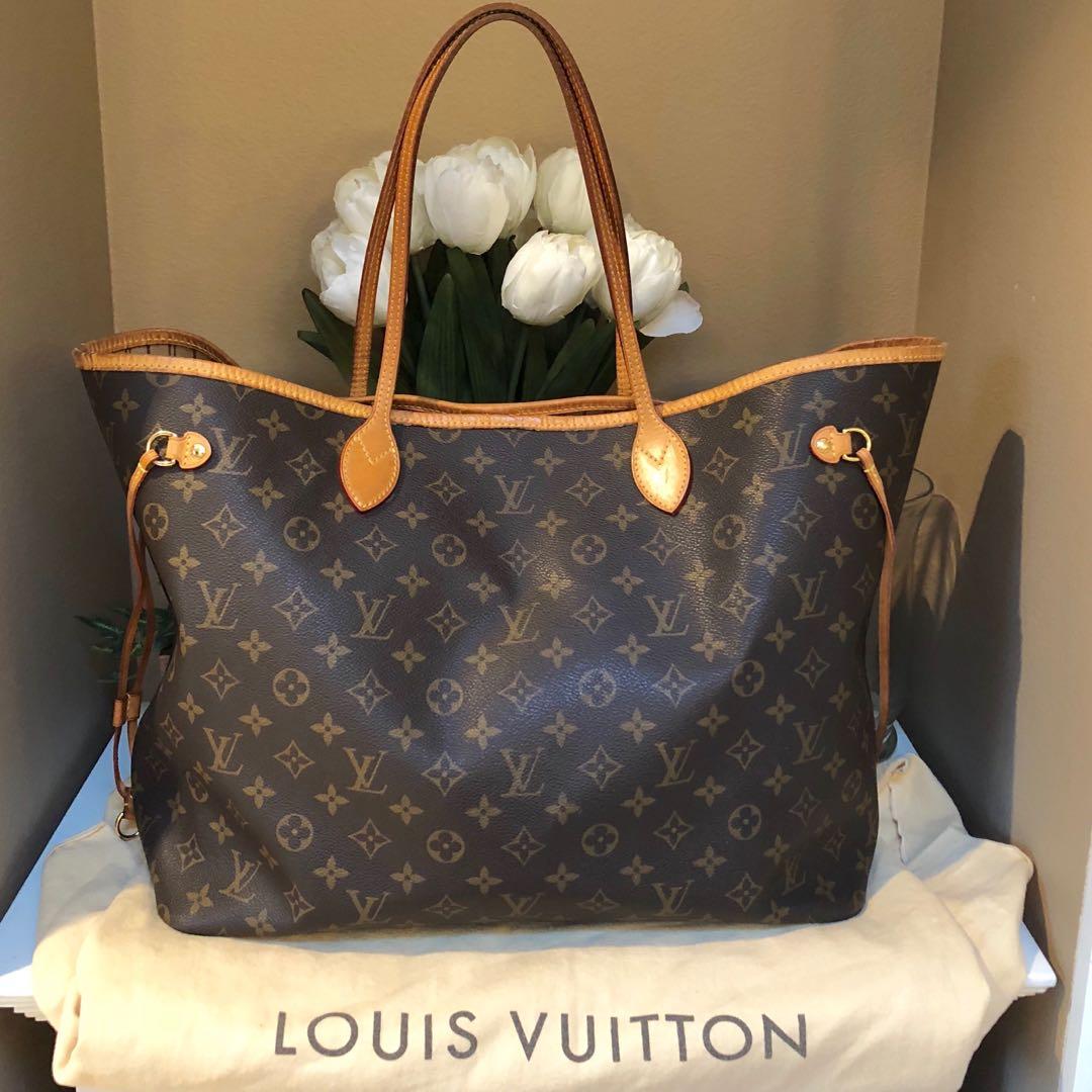 Lv neverfull, Women's Fashion, Bags & Wallets, Tote Bags on Carousell