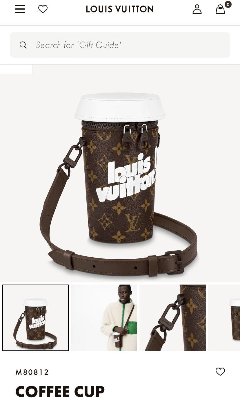 LOUIS VUITTON Monogram Calfskin Everyday LV Coffee Cup Pouch 907350