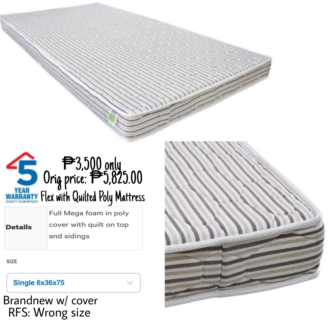 Mandaue Foam Flex Mattress, Furniture & Home Living, Furniture, Bed
