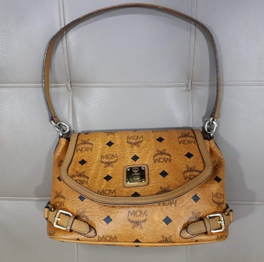 mcm small shoulder bag
