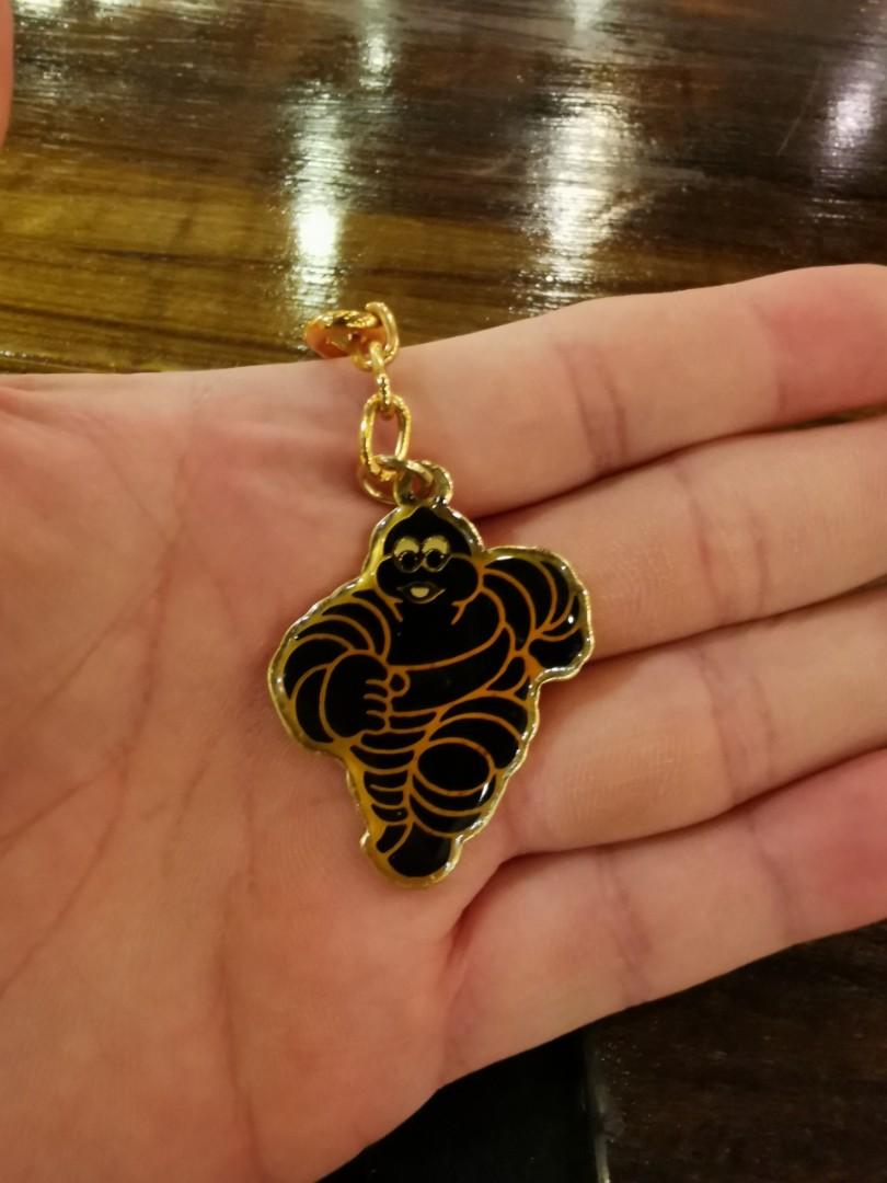 Michelin man keychain on sale