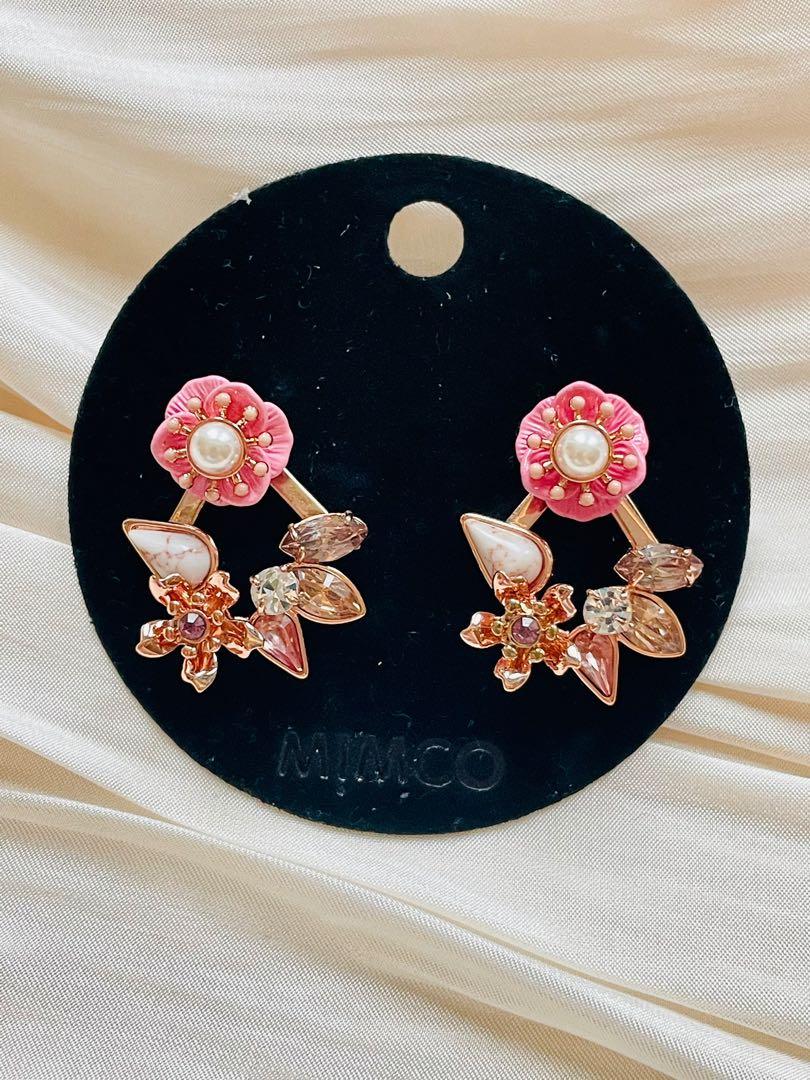 Mimco black earrings hotsell